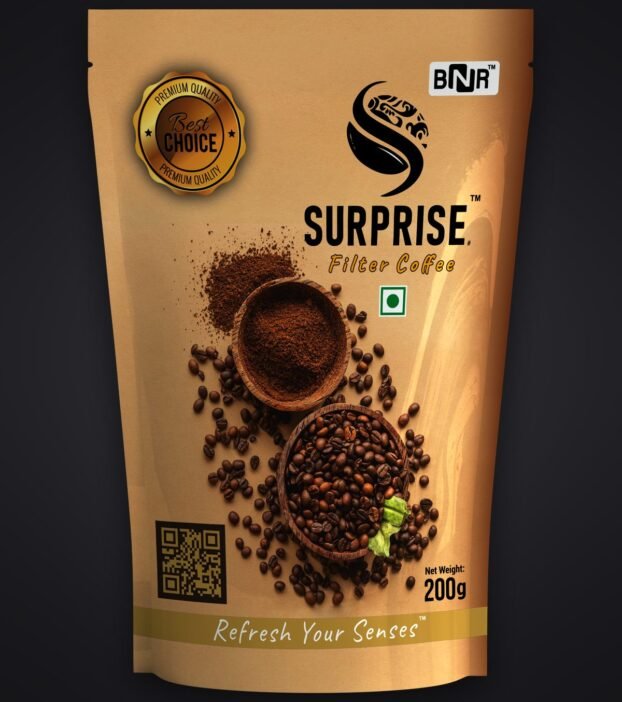 BNR Surprise packaging design by Chaarvi Designs, Mysuru
