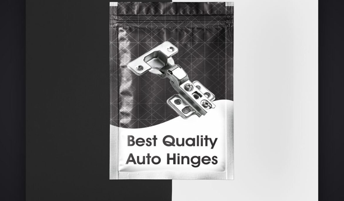 Auto Hinges packaging design by Chaarvi Designs, Mysuru