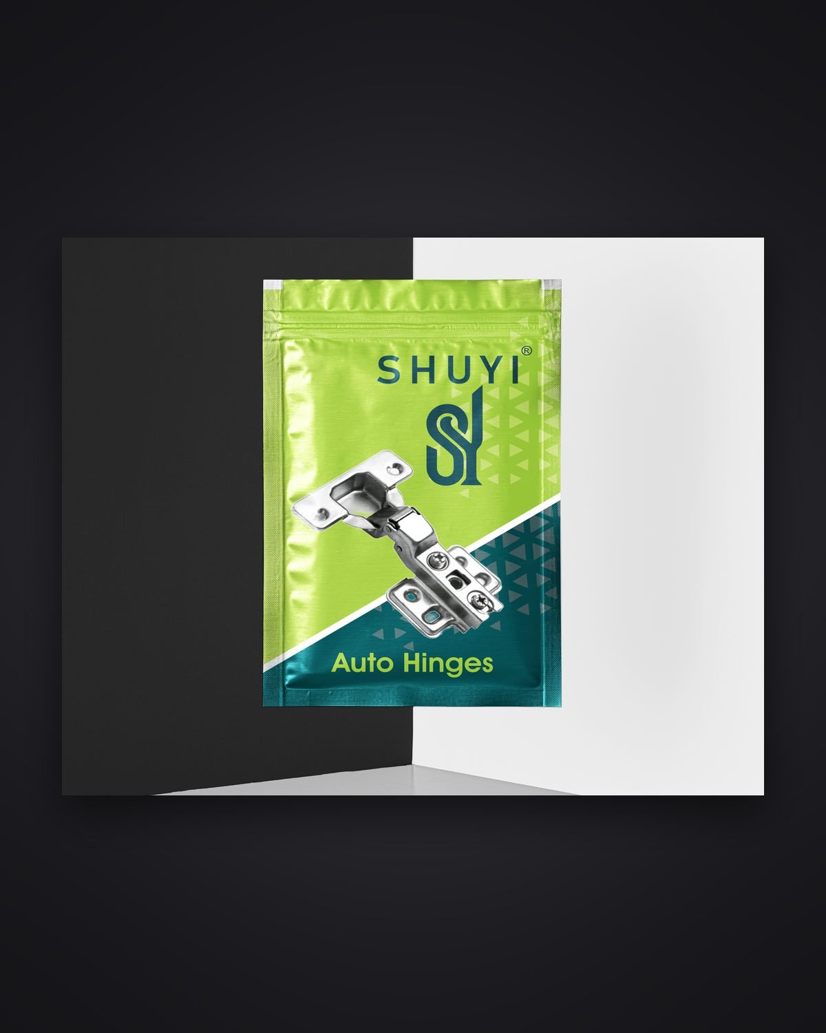 Auto Hinges packaging design by Chaarvi Designs, Mysuru