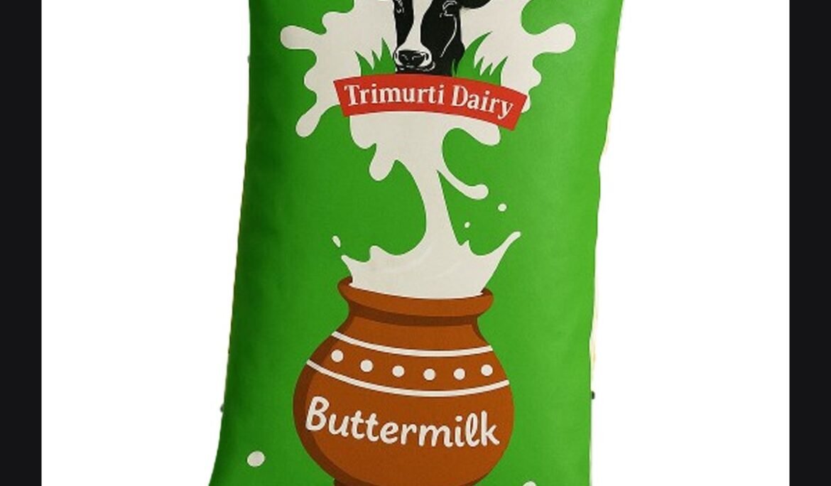 Thrimurthi Dairy packaging design by Chaarvi Designs, Mysuru