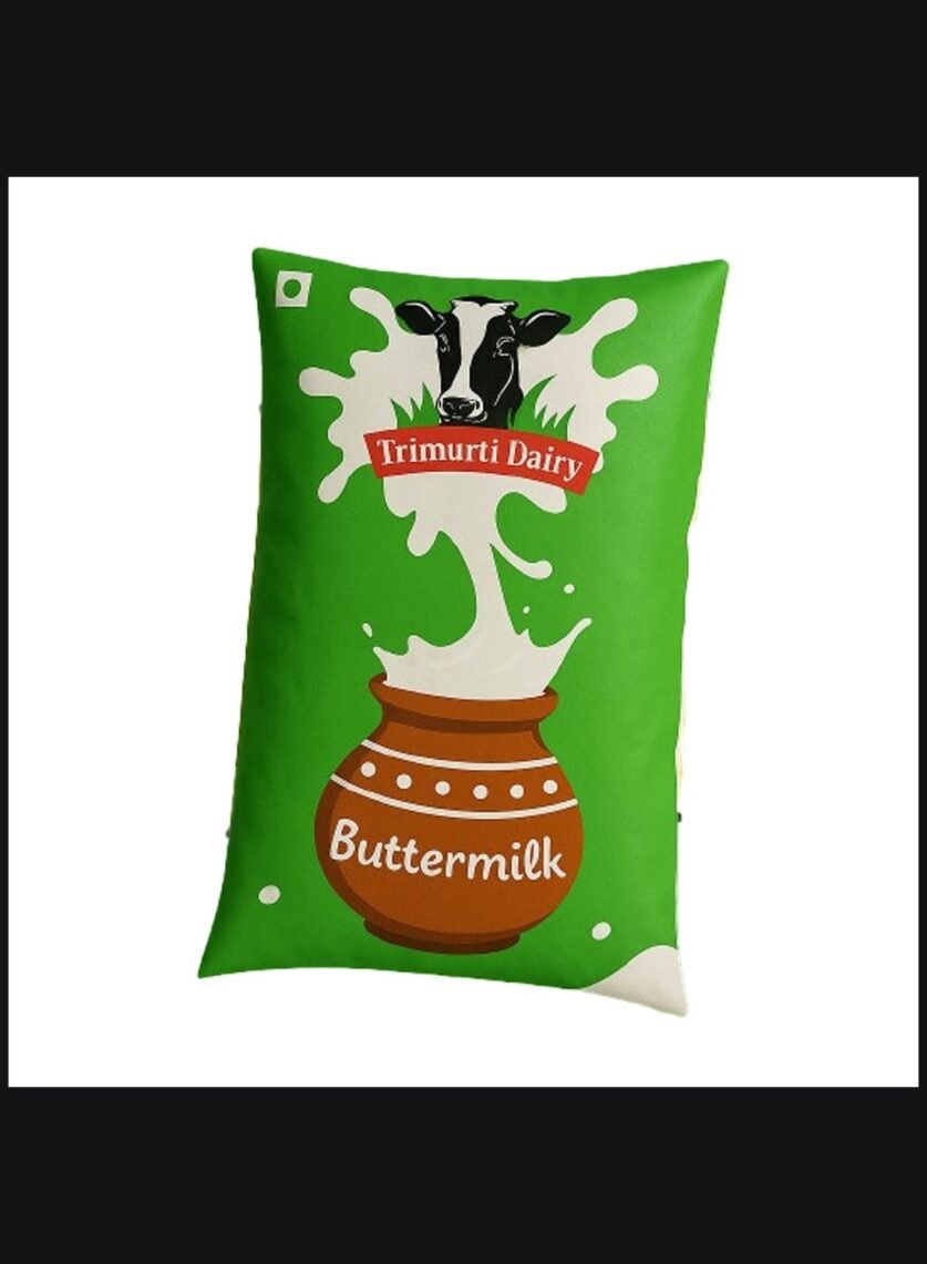 Thrimurthi Dairy packaging design by Chaarvi Designs, Mysuru