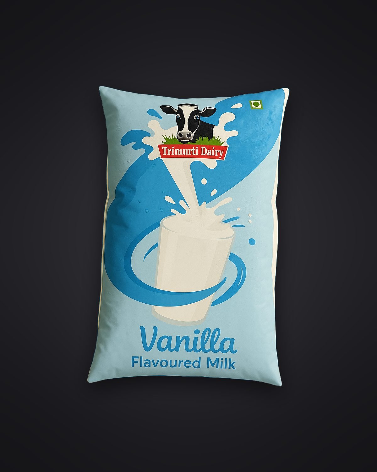 Thrimurthi Dairy packaging design by Chaarvi Designs, Mysuru