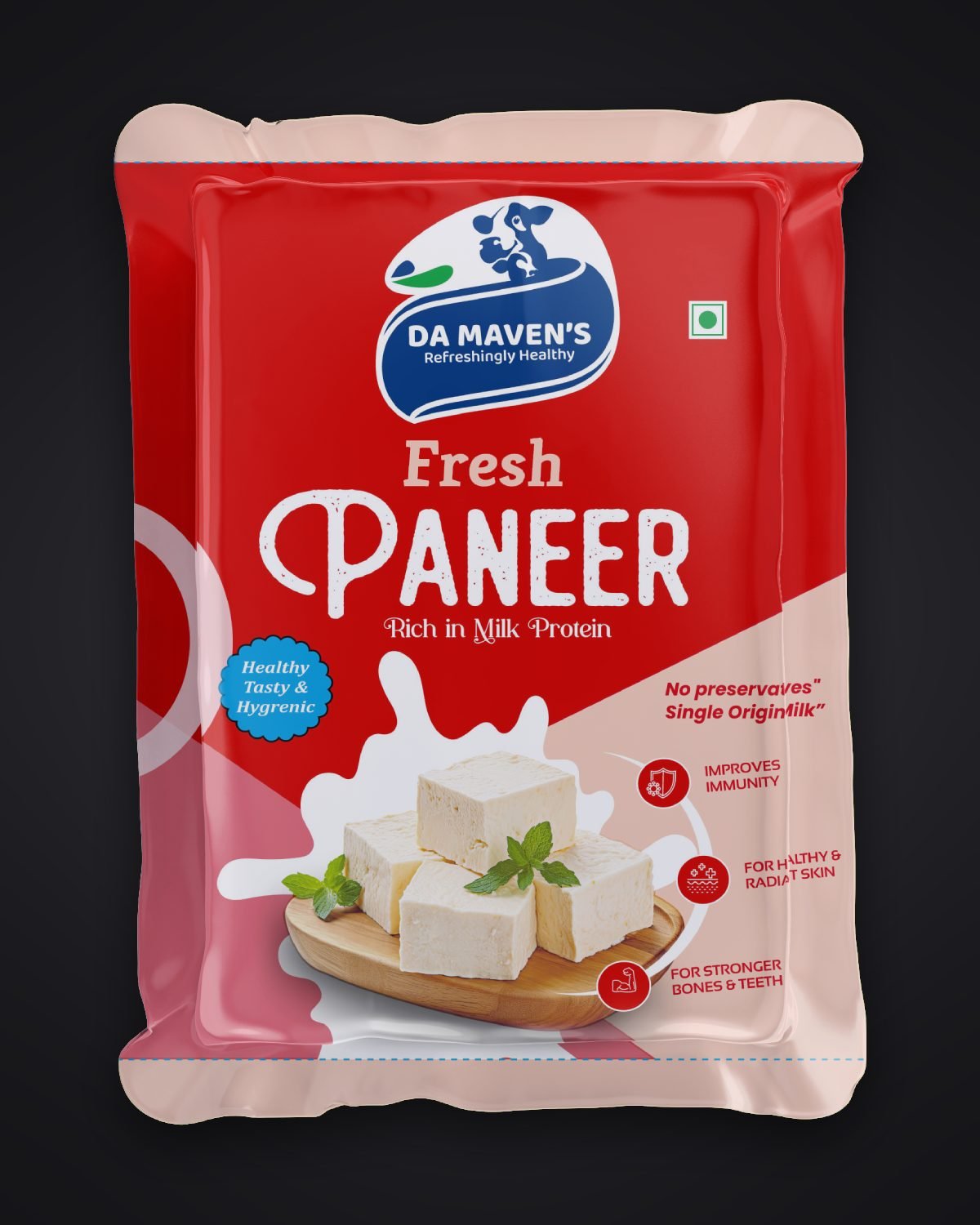 Thrimurthi Dairy packaging design by Chaarvi Designs, Mysuru