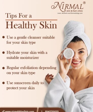chaarvi-social-media-nirmal-skin-clinic-1 Nirmal Skin Clinic social media design by Chaarvi Designs, Mysuru