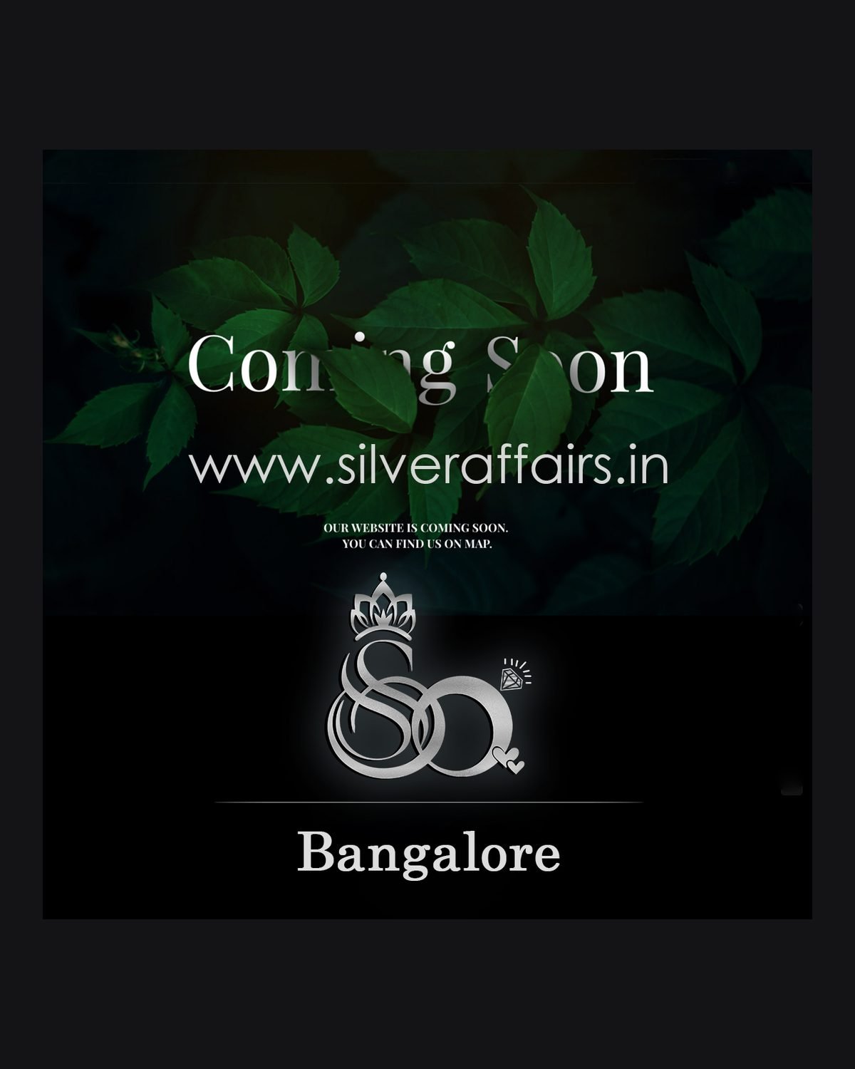 Silver Affairs social media design by Chaarvi Designs, Mysuru