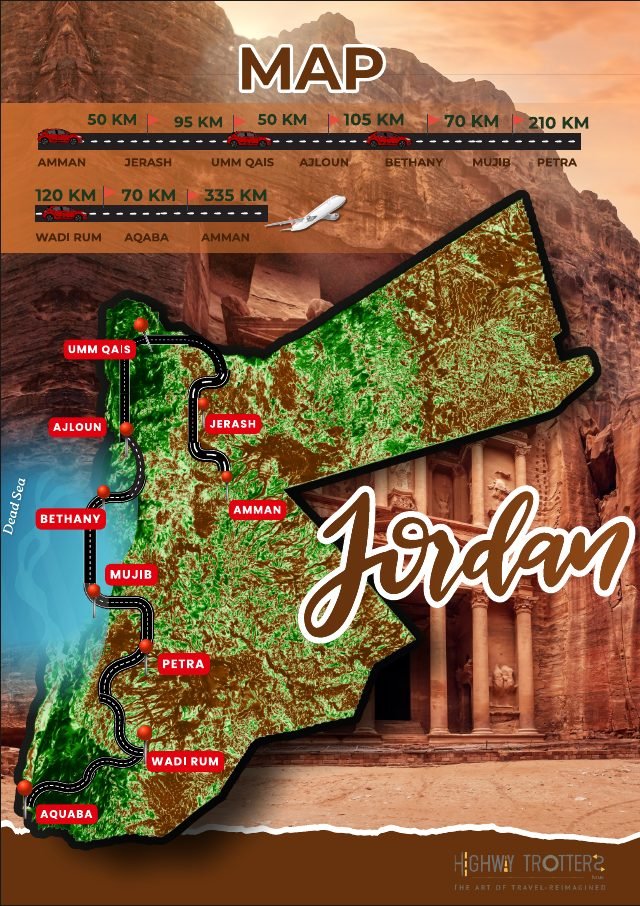 Highway Trotters travel brochure page 3, designed by Chaarvi Designs