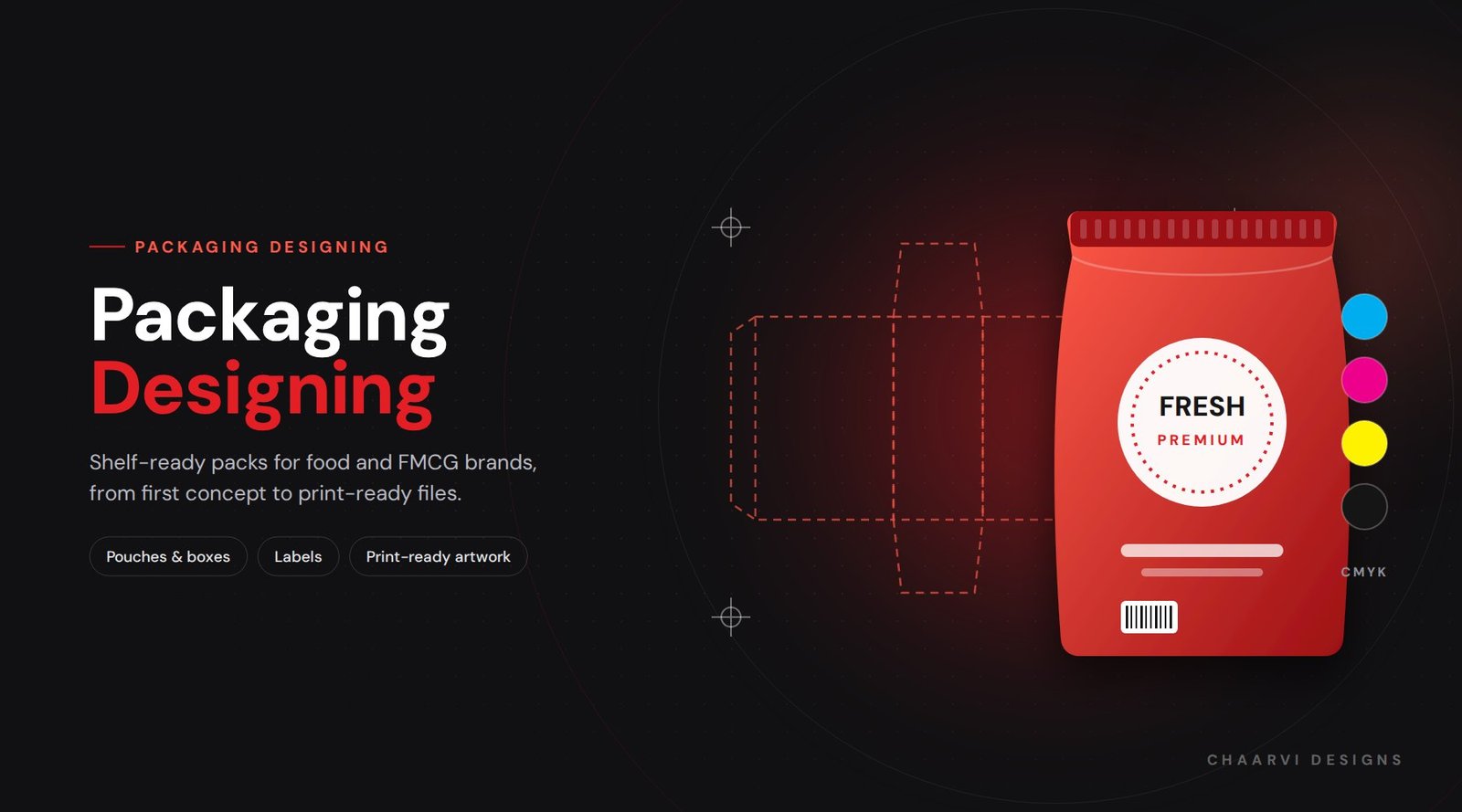 Packaging design service by Chaarvi Designs