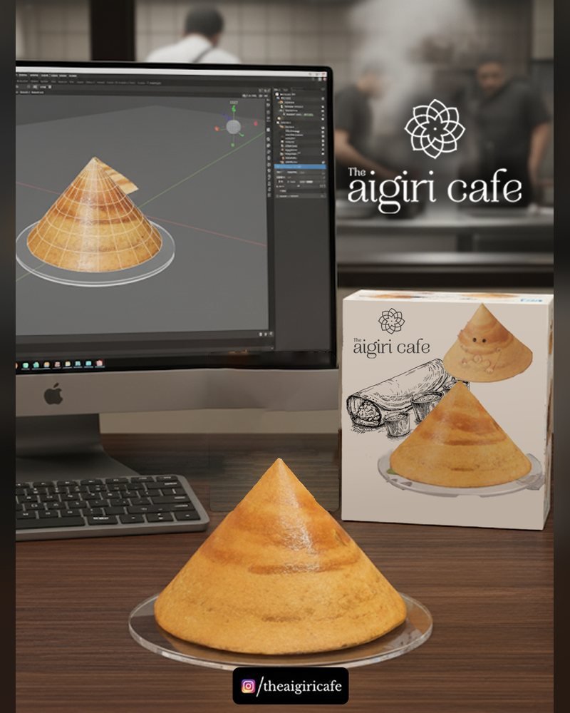 The Aigiri Cafe social media post by Chaarvi Designs 6