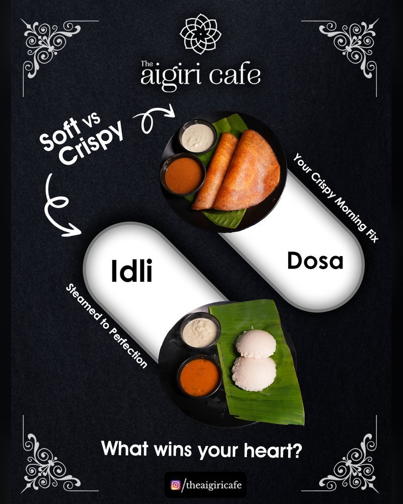 The Aigiri Cafe social media post by Chaarvi Designs 8