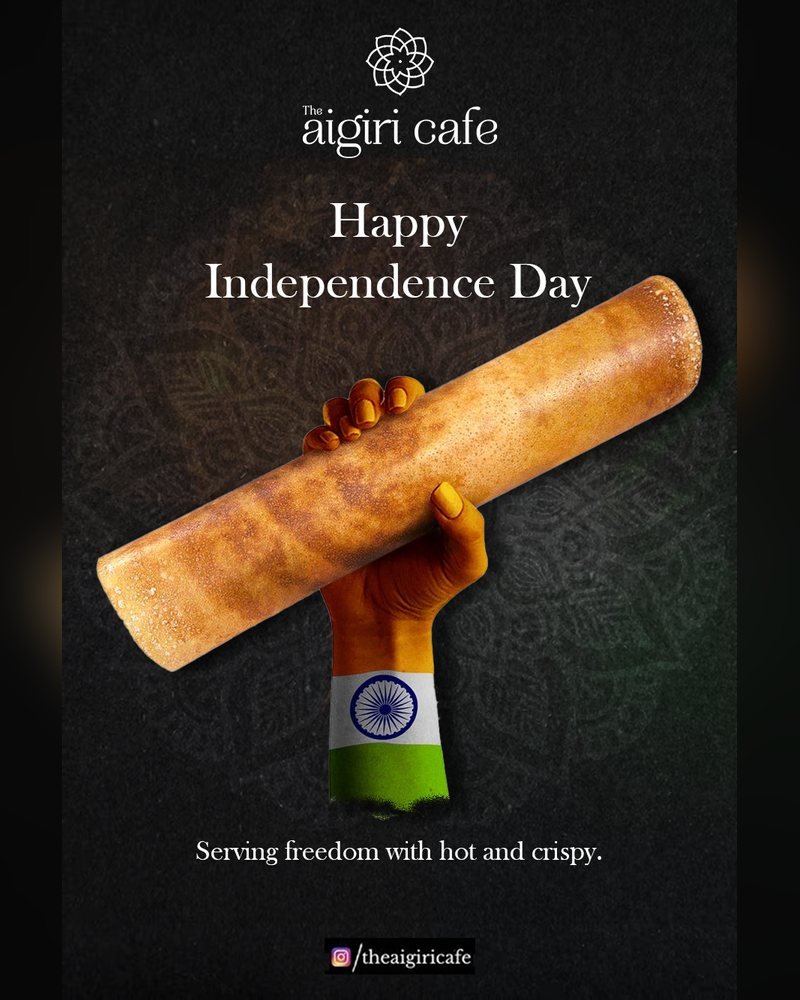 The Aigiri Cafe social media post by Chaarvi Designs 12
