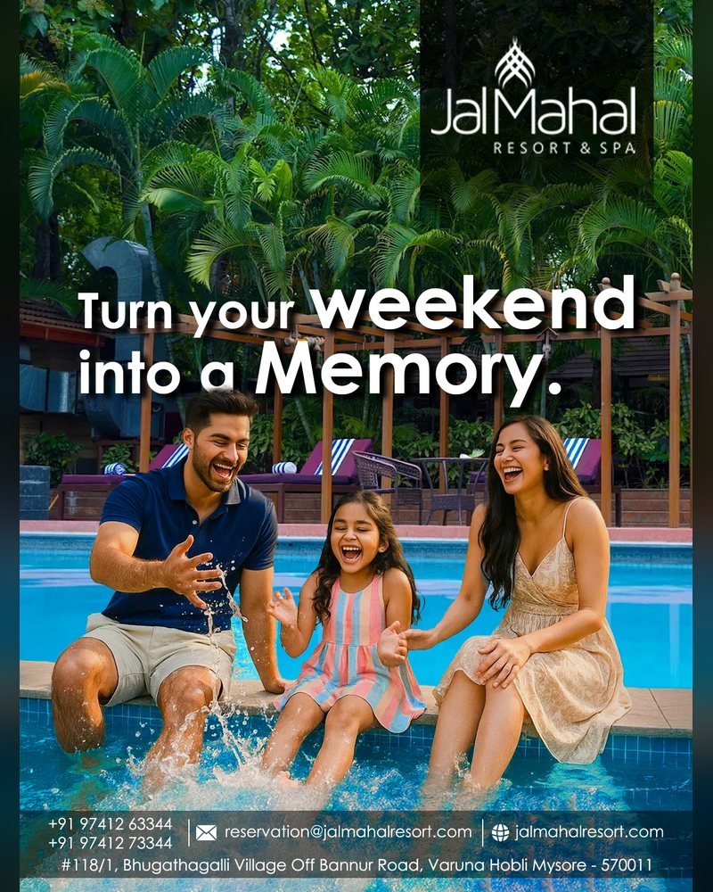 Jalmahal Resort & Spa social media post by Chaarvi Designs 10