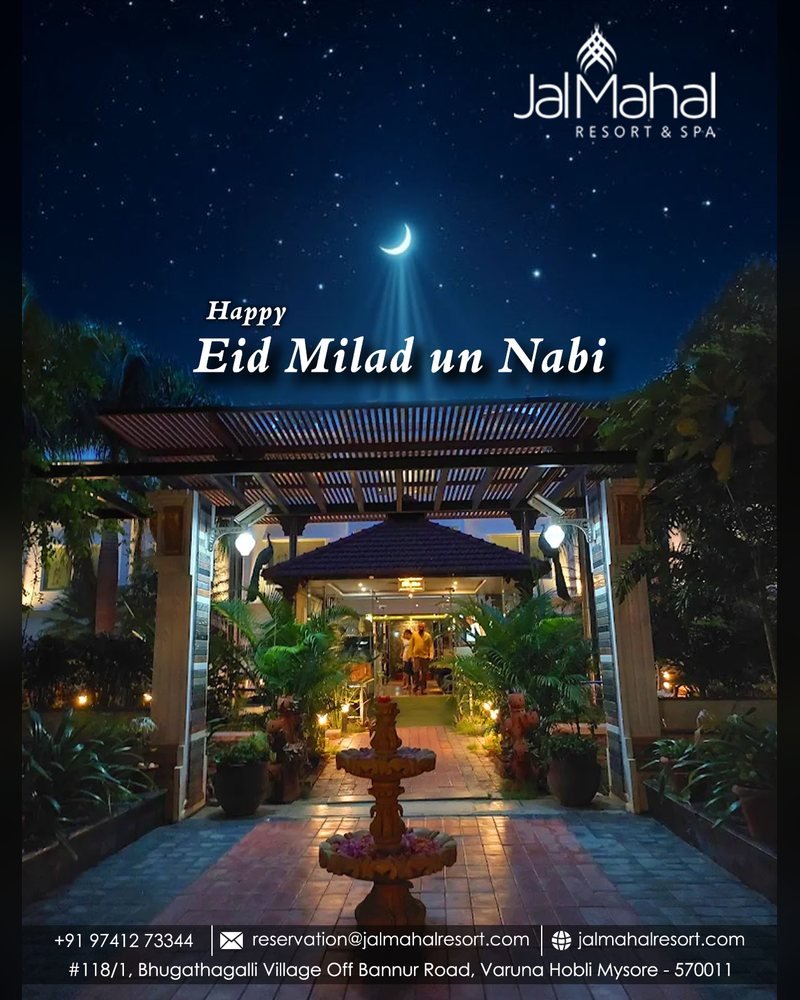 Jalmahal Resort & Spa social media post by Chaarvi Designs 11