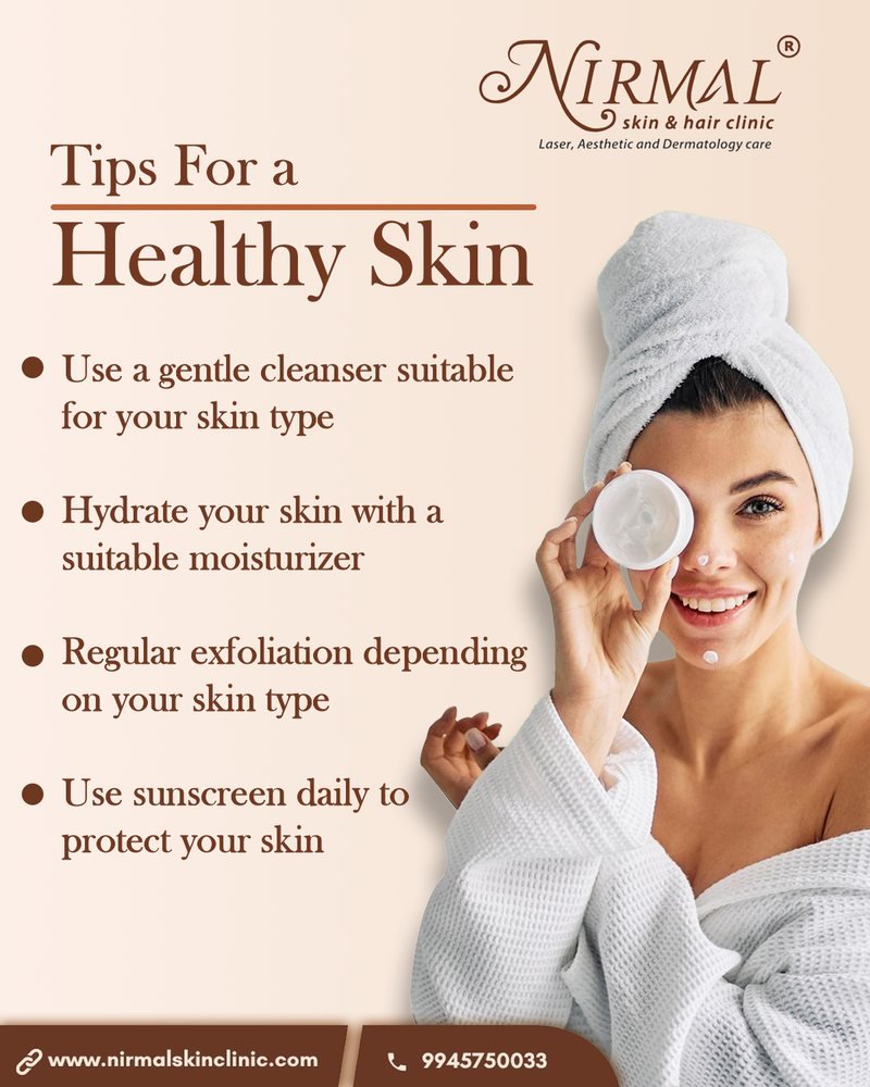 Nirmal Skin & Hair Clinic social media post by Chaarvi Designs 1