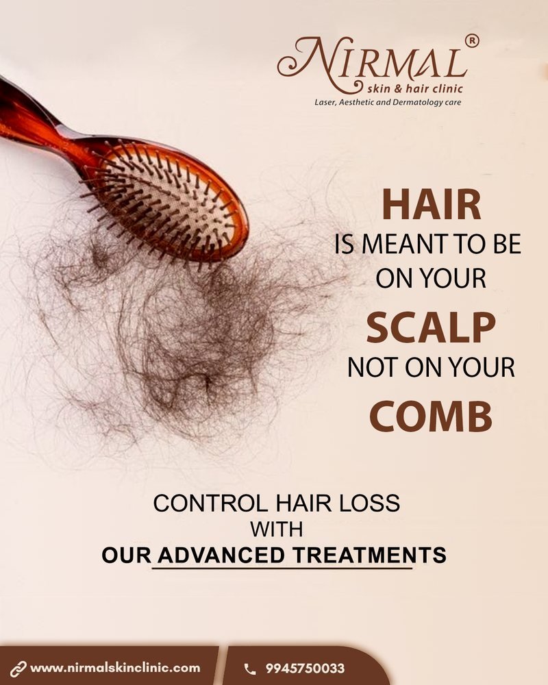 Nirmal Skin & Hair Clinic social media post by Chaarvi Designs 3
