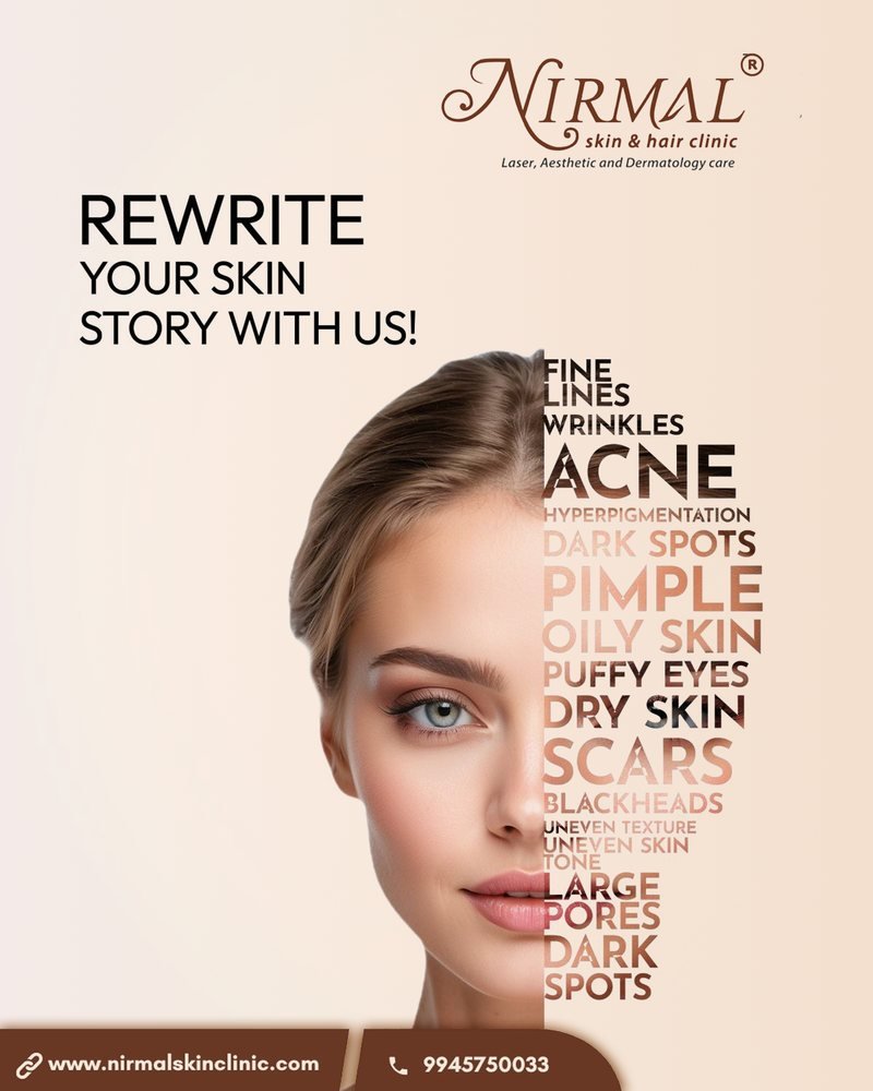 Nirmal Skin & Hair Clinic social media post by Chaarvi Designs 4