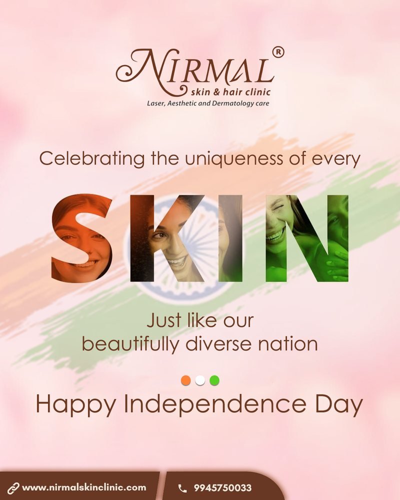 Nirmal Skin & Hair Clinic social media post by Chaarvi Designs 8
